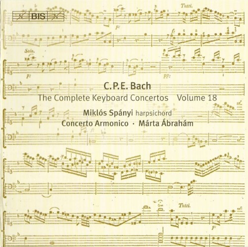 

Диск CD Keyboard Concertos Vol. 18 - C.P.E. Bach