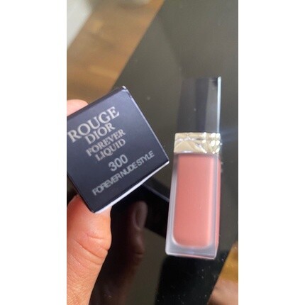 Жидкая матовая губная помада Rouge Forever 300 Forever Nude Style, Dior — фото 3