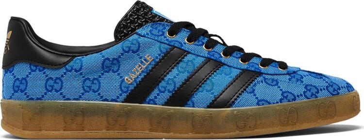 

Кроссовки Gucci x Gazelle 'Blue GG Monogram', синий