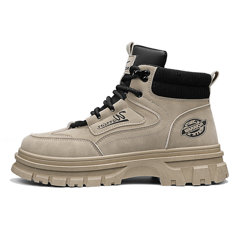 

WARRIOR Мужские ботинки Martin Earth Yellow/Black/Khaki в цвете хаки, цвет Khaki