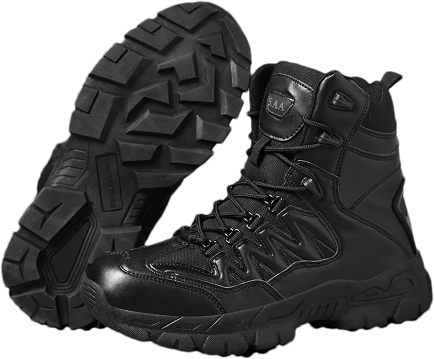 

Мужские тактические ботинки, мужские военные тактические ботинки, легкие военные ботинки, ботинки с боковой молнией, джунглевые ботинки, боевые пустынные ботинки Xmncg, черный