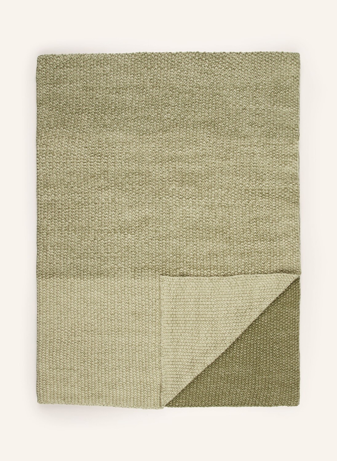 

Плед скандинавской вязки, 130 х 170 см. Marc O'Polo, зеленый