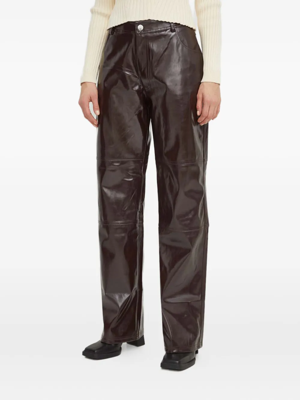 

Брюки с вставками Résumé, коричневый