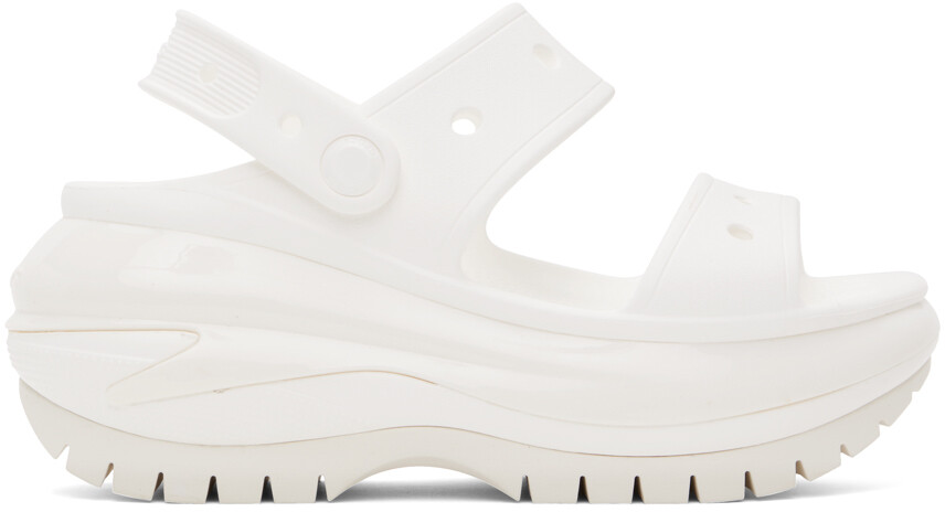 Белые сандалии Mega Crush Crocs