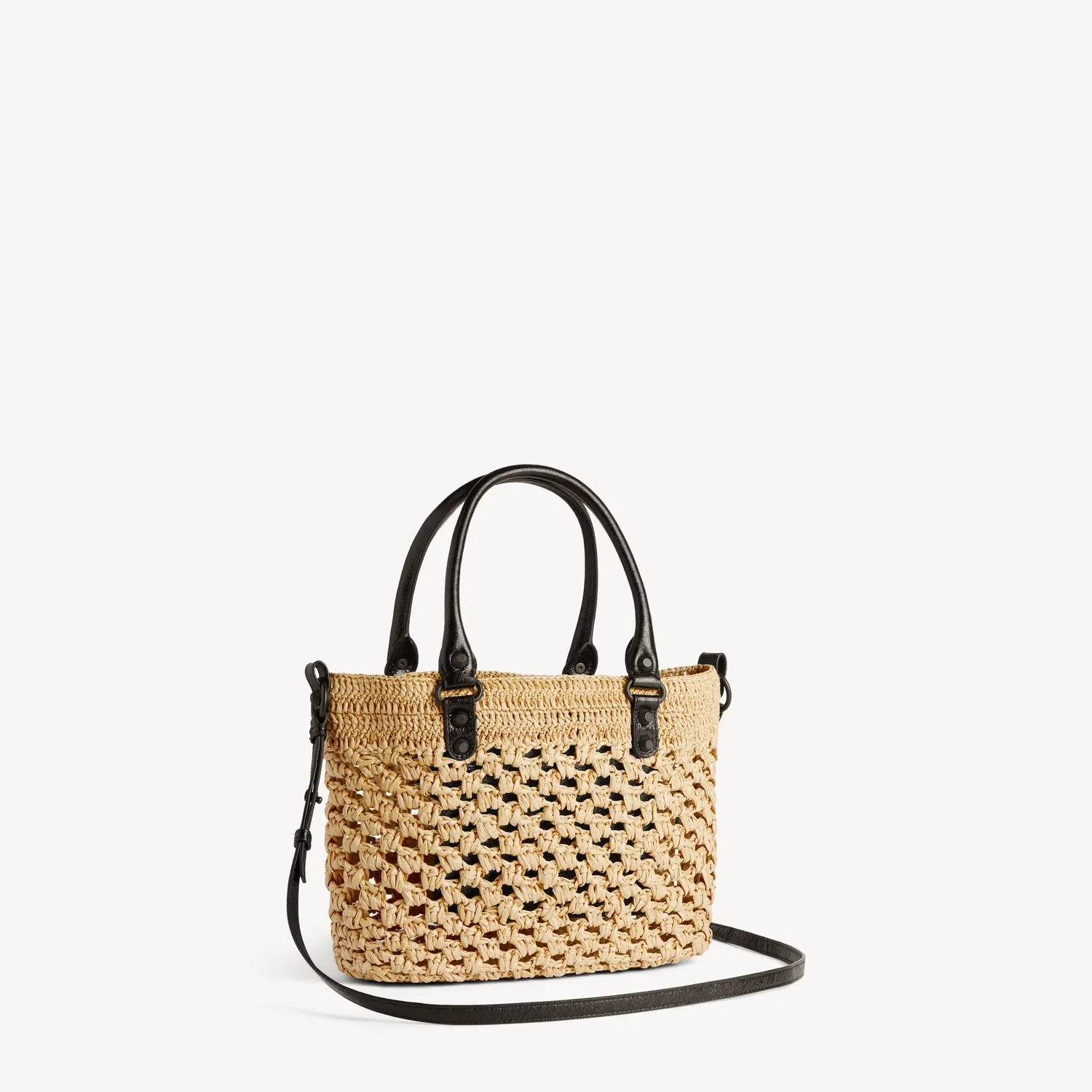 Женская сумка Le City Basket Small в цвете натуральный/черный BALENCIAGA — фото 3