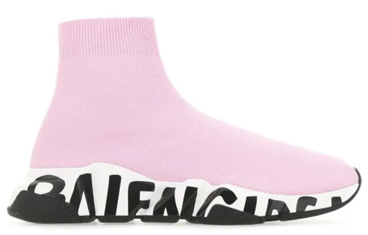 Кроссовки женские Balenciaga Speed Trainer, светло-розовый — фото 3