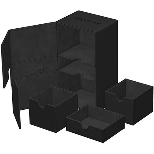 

Аксессуары Ultimate Guard Twin Flip'n'Tray 200+ Monocolor: Black