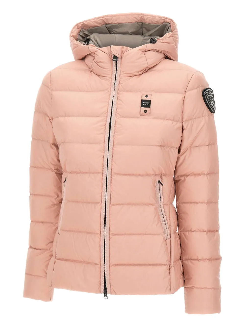 

Пуховик с капюшоном Charme Blauer, розовый