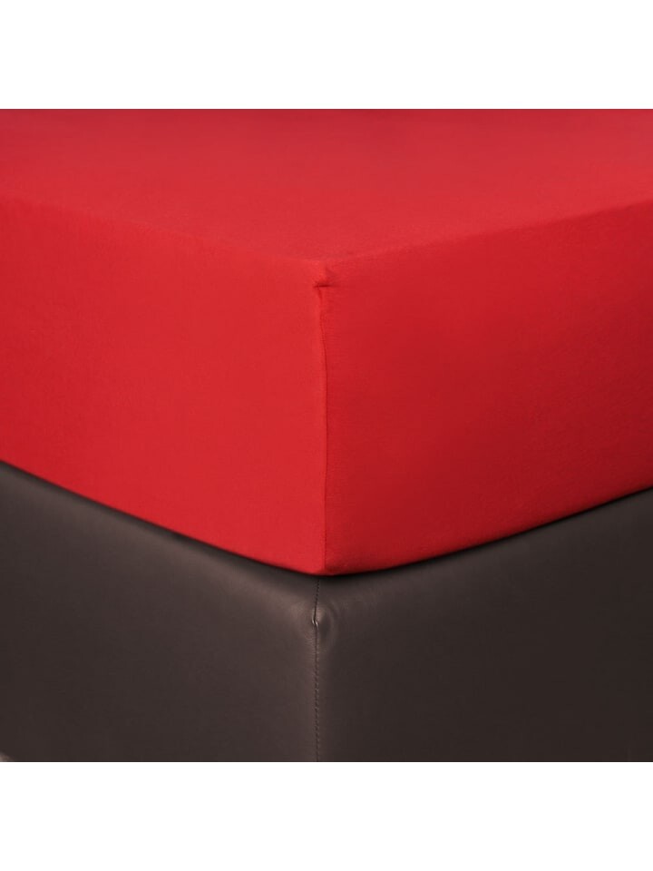 

Простыня BettwarenShop Boxspring, красный