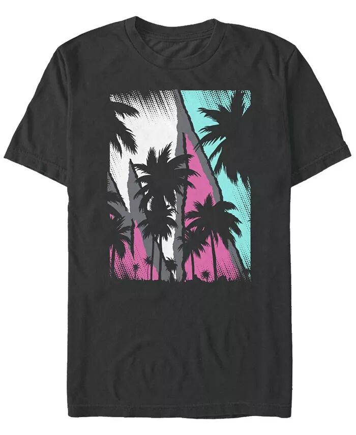 

Мужская футболка Windy Palms с коротким рукавом и круглым вырезом Fifth Sun, черный