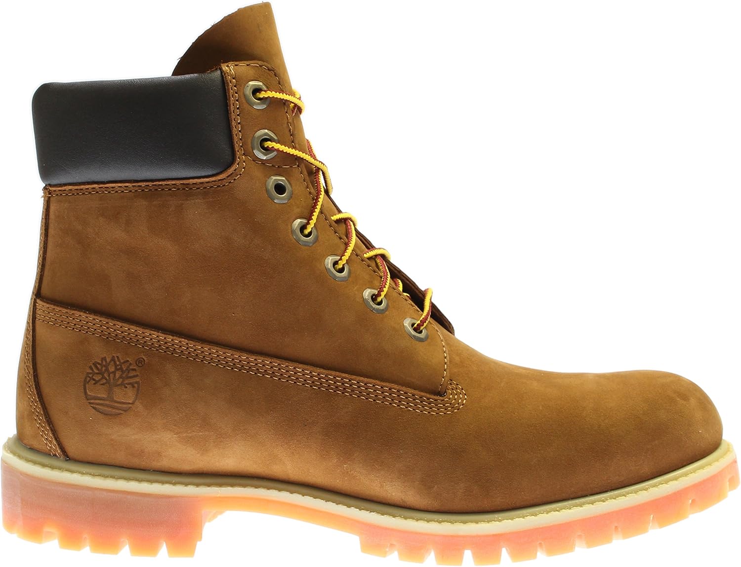Timberland мужские 6-дюймовые базовые водонепроницаемые ботинки с мягким воротником, Med Orange — фото 2
