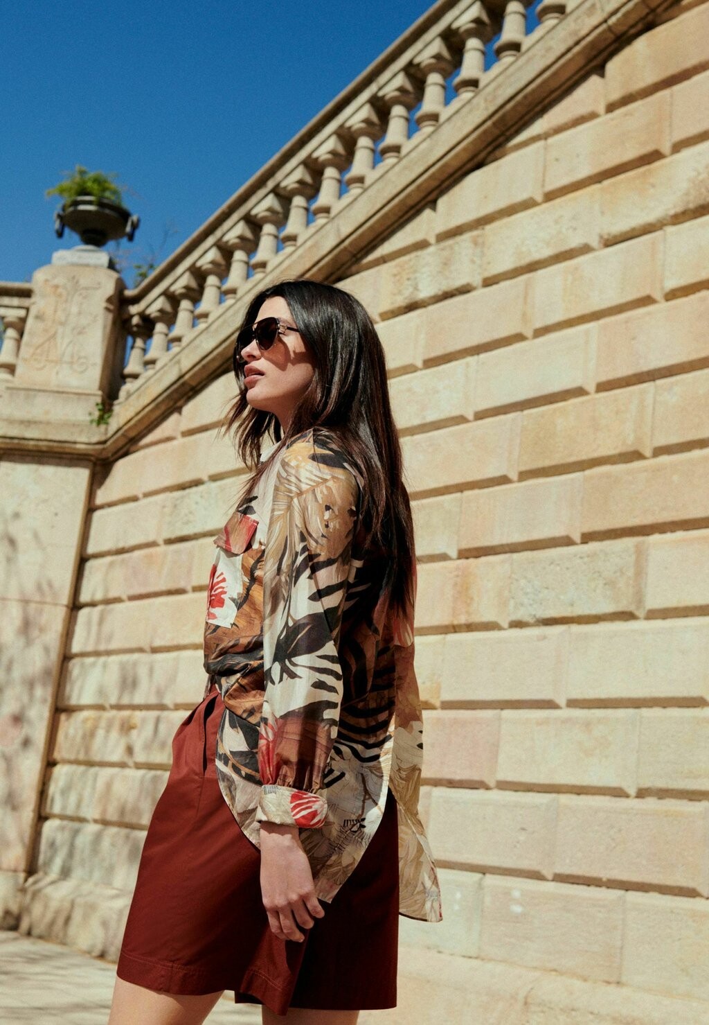 

Рубашка LONG SLEEVE REGULAR FIT Next, коричневый