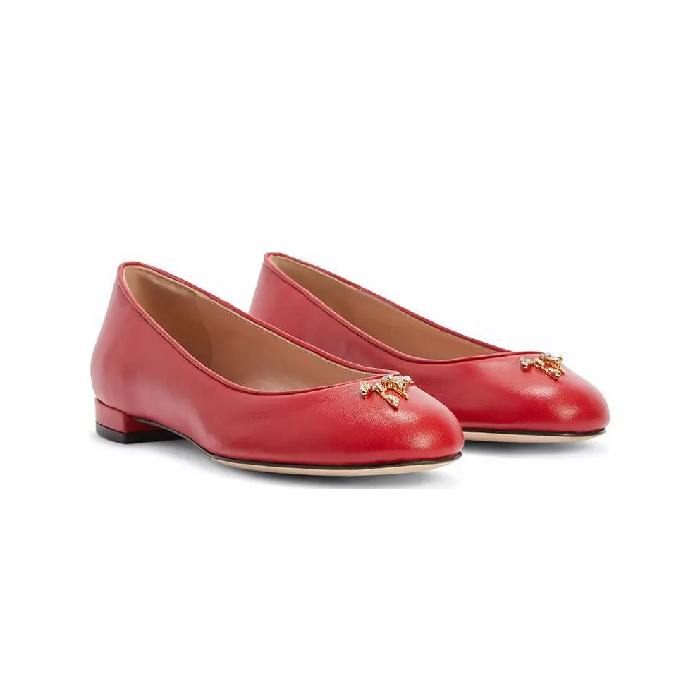Повседневные туфли GZ Женские Красные Giuseppe Zanotti — фото 4
