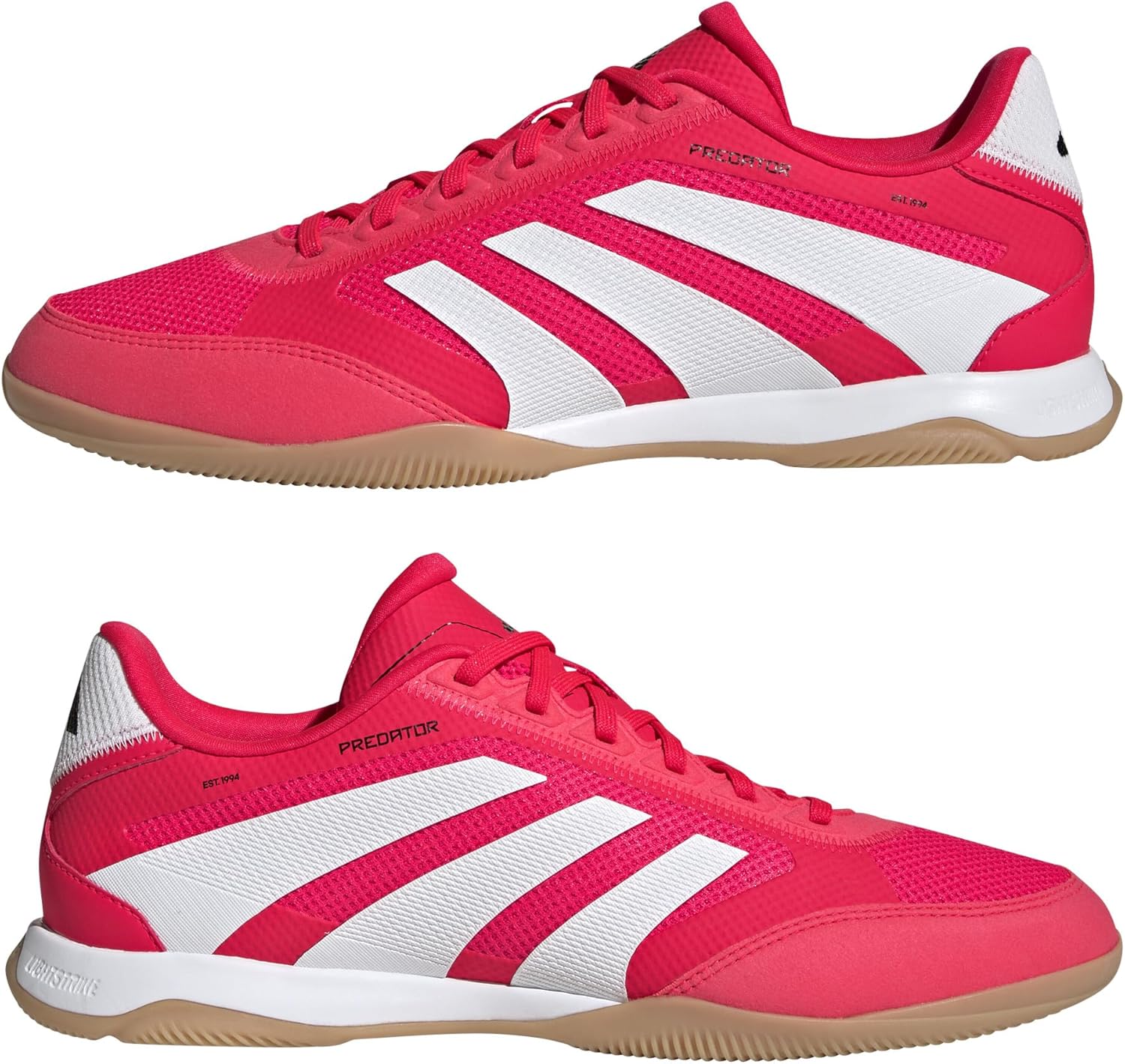 Мужские кроссовки Adidas низкие, ЕС, белый/черный/красный/ярко-красный — фото 4