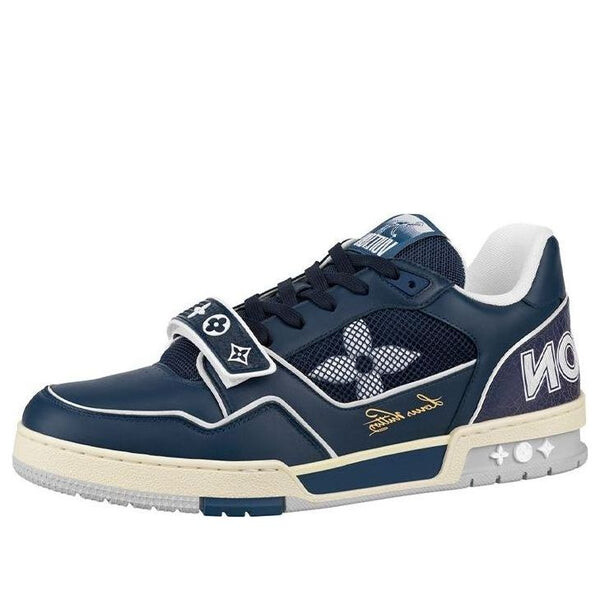 

Кроссовки trainers 'navy mesh' Louis Vuitton, синий