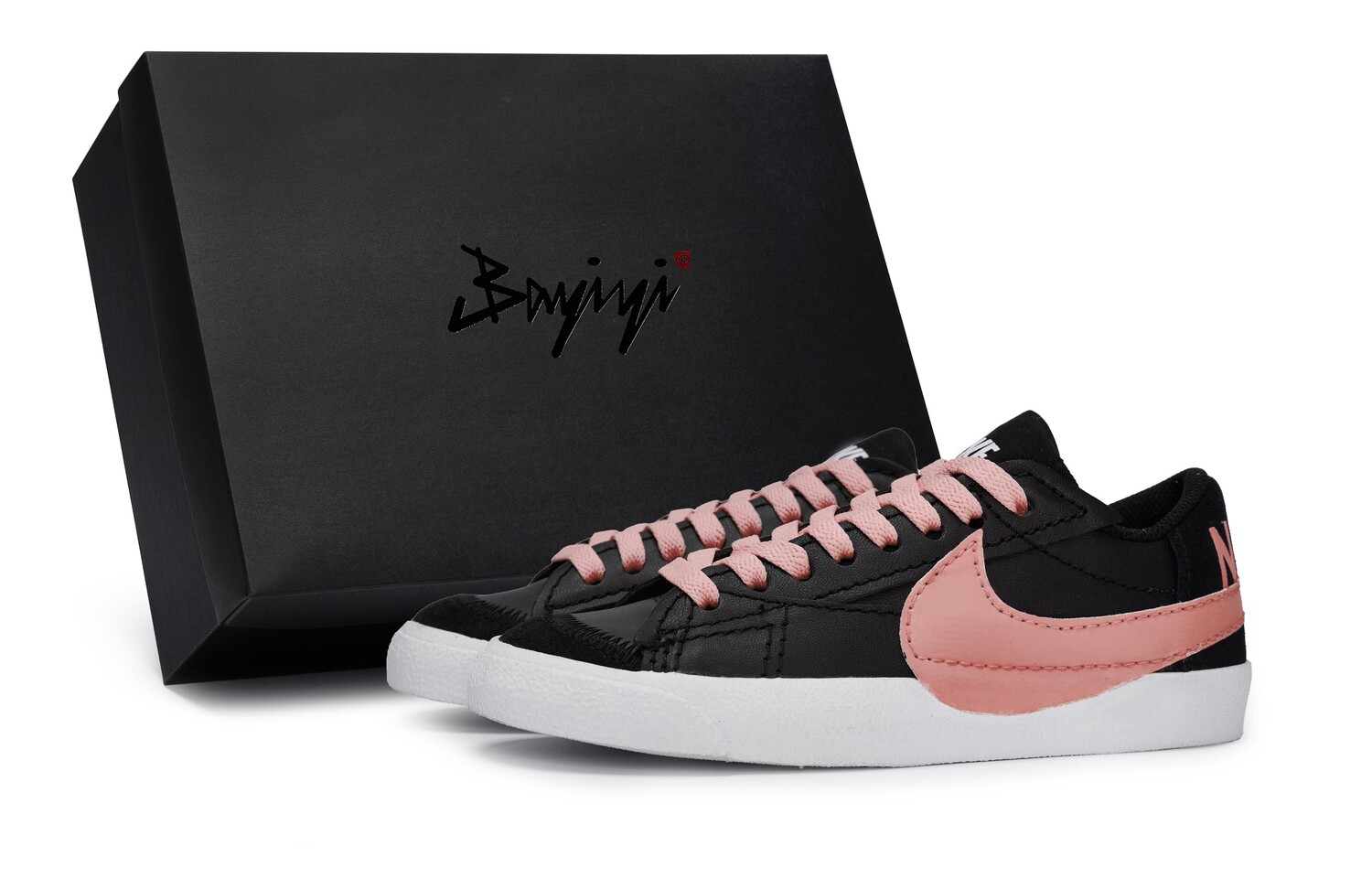 

Кроссовки для скейтбординга Blazer женские с низким верхом телесно-розовый Nike, цвет Black meat powder