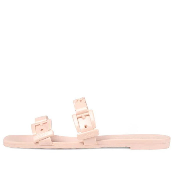 Сандалии rubber slide sandal 'light pink' Gucci, розовый