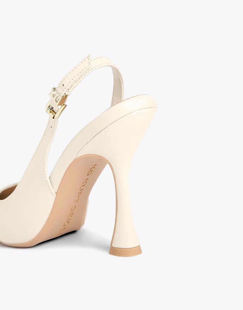 Туфли на каблуке KG Kurt Geiger Aria2 цвета кости — фото 4