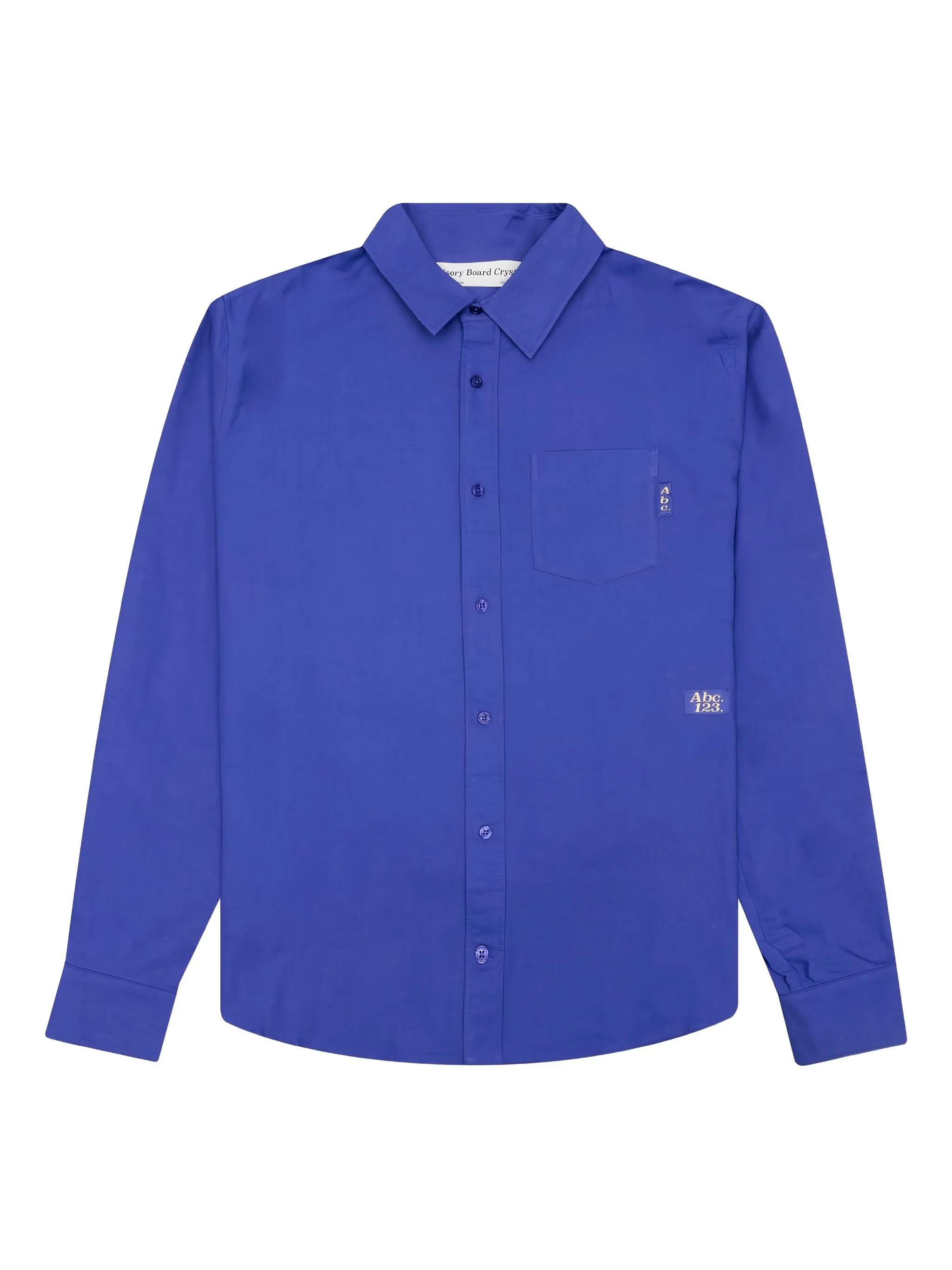 

Рубашка оксфорд с вышитым логотипом Advisory Board Crystals, синий
