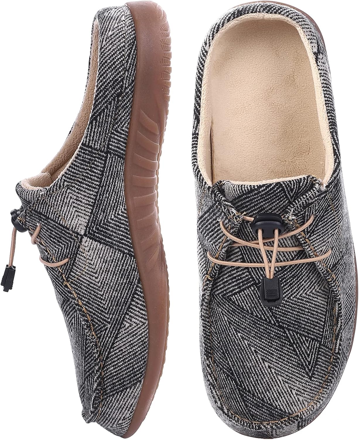 

Мужские домашние тапочки с поддержкой свода стопы, пенопоновые, теплые, удобные для дома и улицы, с бархатной подкладкой Smxkume, черный