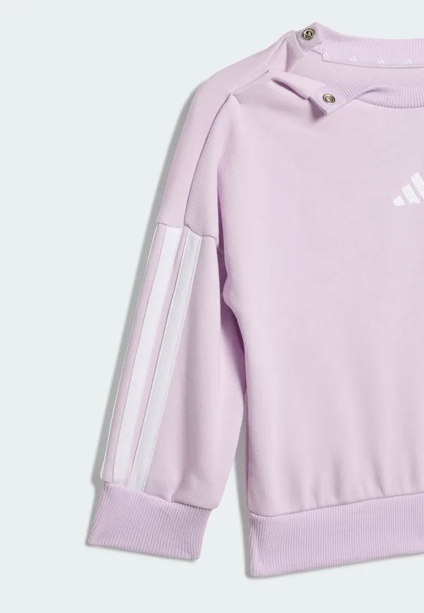 Детский спортивный костюм с тремя полосками, размер 240. Adidas Performance, Ice Lavender White — фото 4