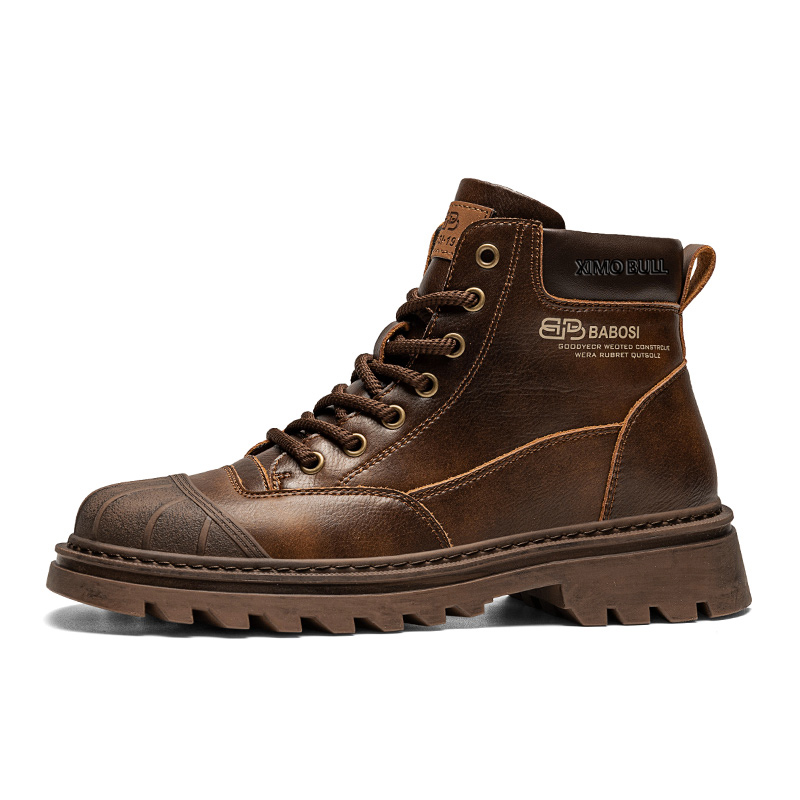 

XIMO BULL Короткие мартинсы 3 см темно-коричневые, цвет Dark Brown