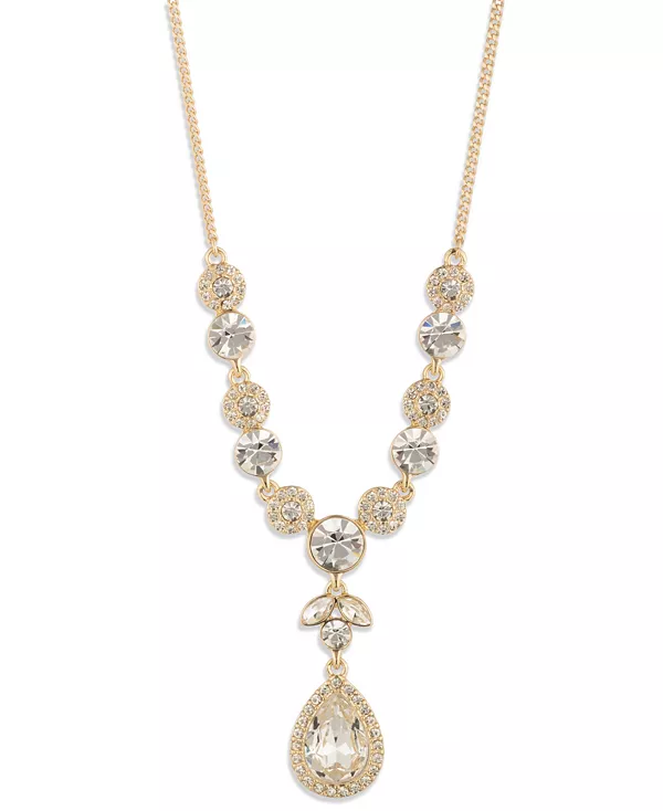 

Ожерелье с кристаллом грушевидной формы золотистого оттенка Givenchy, gold