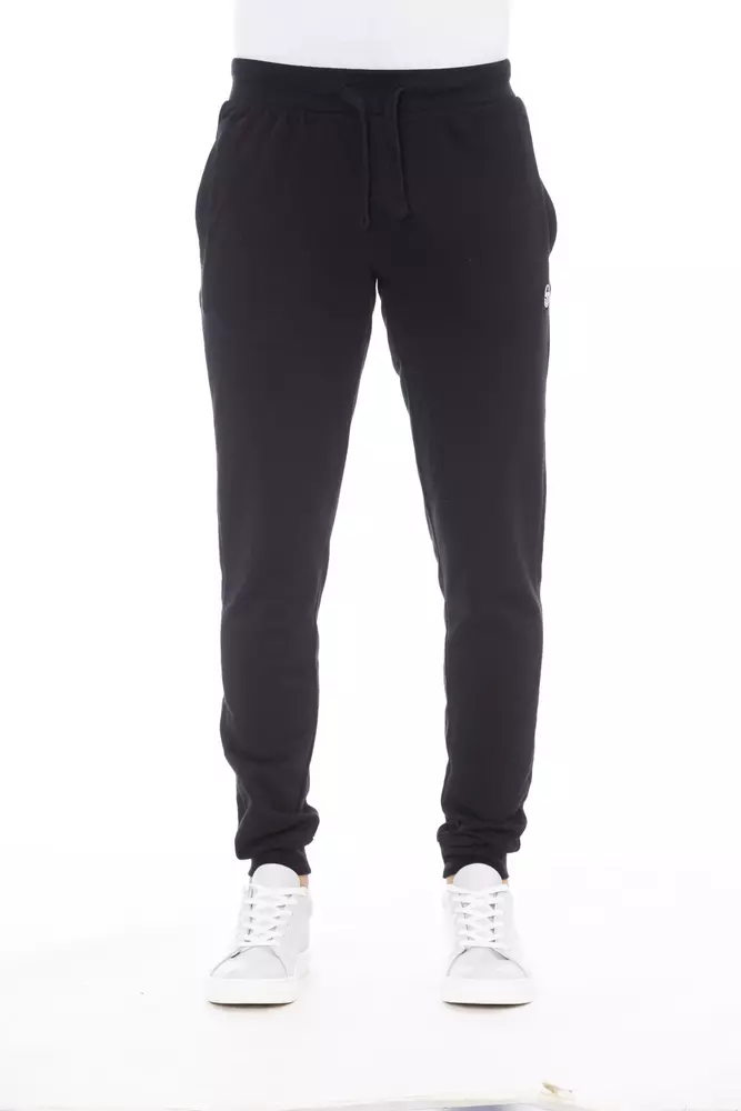 

Черные хлопковые мужские брюки Sergio Tacchini