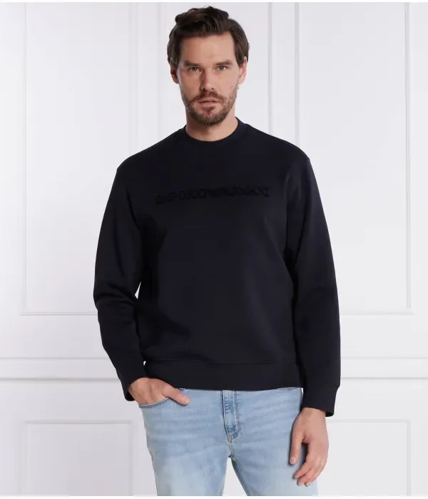 Толстовка comfort fit Emporio Armani, черный — фото 3