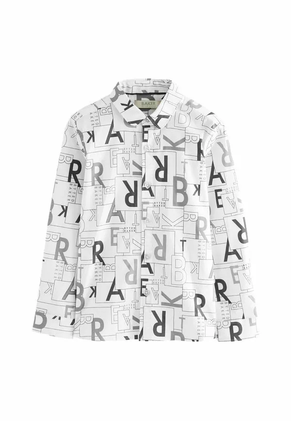 Рубашка с принтом, прямого кроя Baker By Ted Baker, White