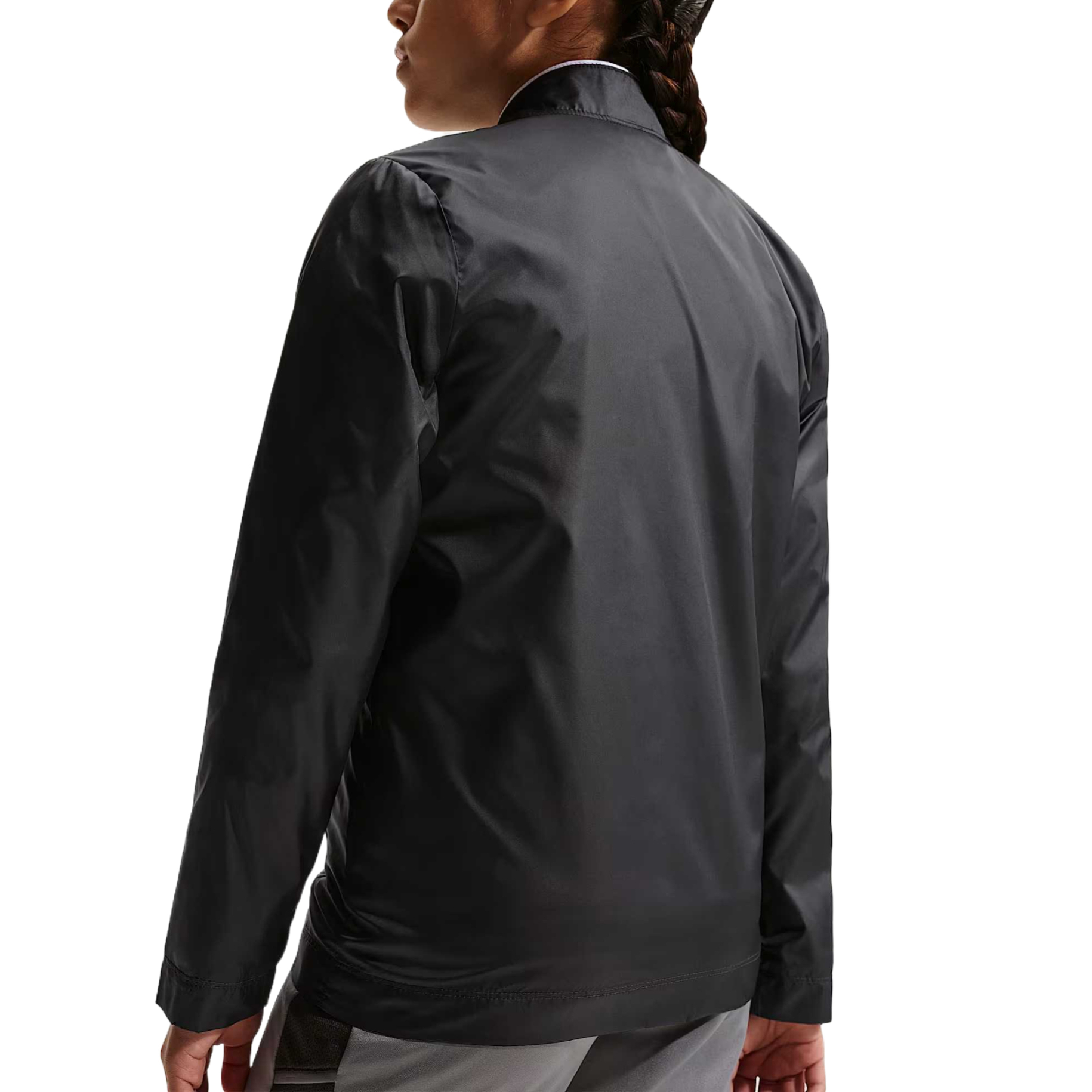 Детская куртка Stand Collar Moderate Nike, черный/белый/белый — фото 4
