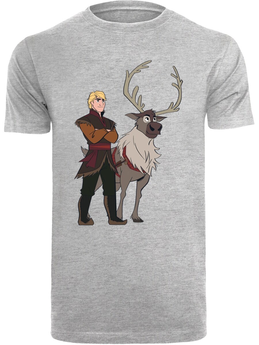 

Классическая футболка F4NT4STIC Shirt Disney Frozen 2 Sven And Kristoff, пятнистый серый