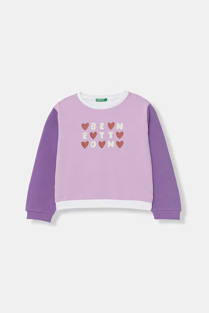 Худи детское с принтом United Colors of Benetton, мультиколор