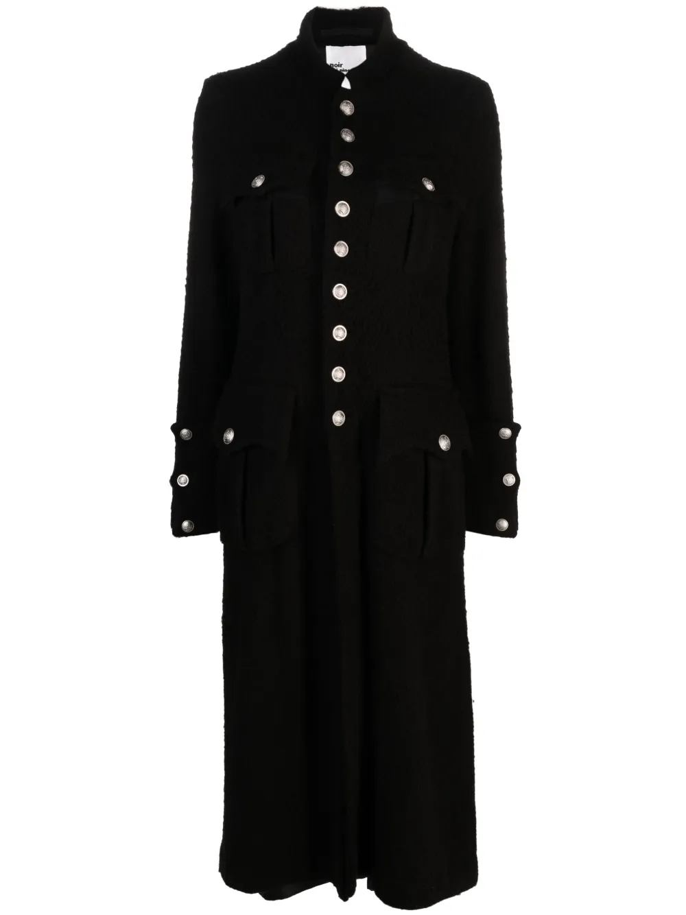 

Однобортное пальто Noir Kei Ninomiya, черный