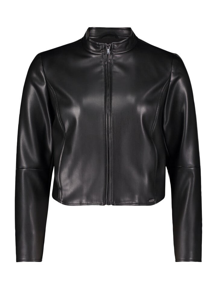 

Блейзер BETTY & CO Bikerjacke mit Stehkragen, черный