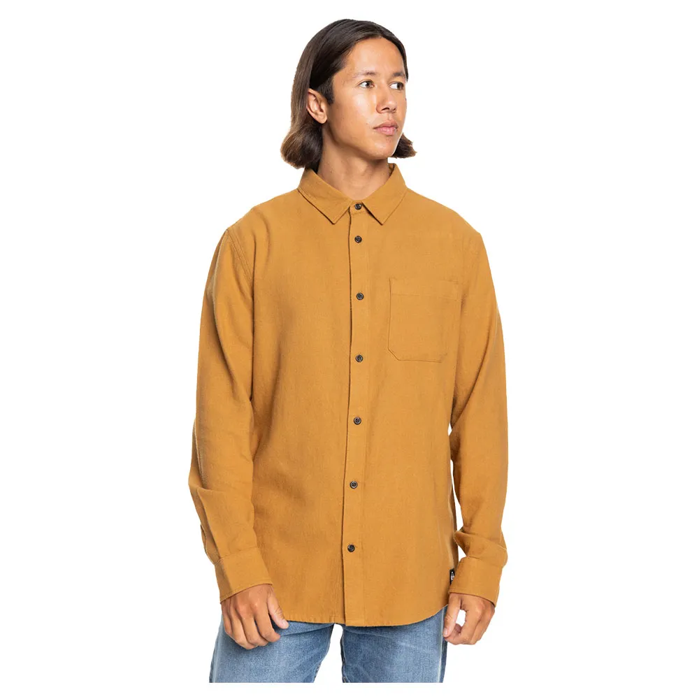 

Рубашка Quiksilver Solid Mother Fly, коричневый