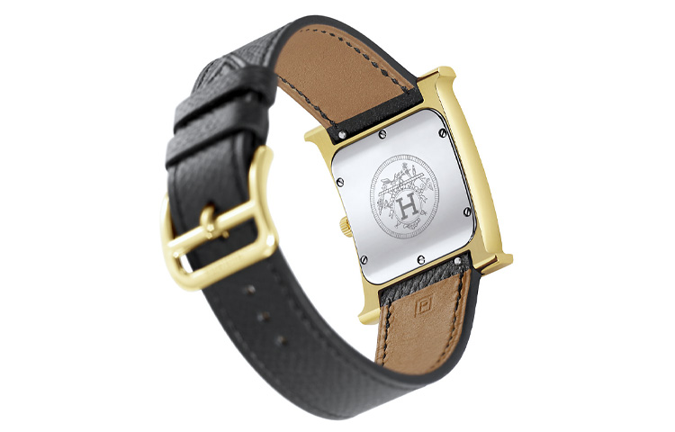 Hermes Женские наручные часы Heure H с кварцевым механизмом, диаметр 30*26 мм, белый циферблат — фото 3