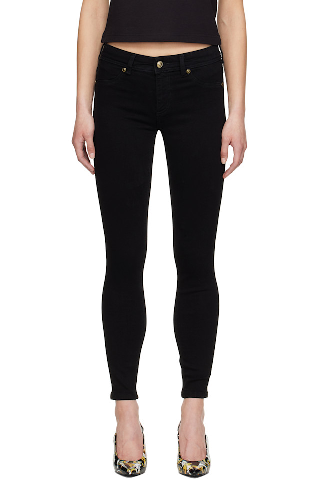 

Джинсы-леггинсы Versace Jeans Couture, черный
