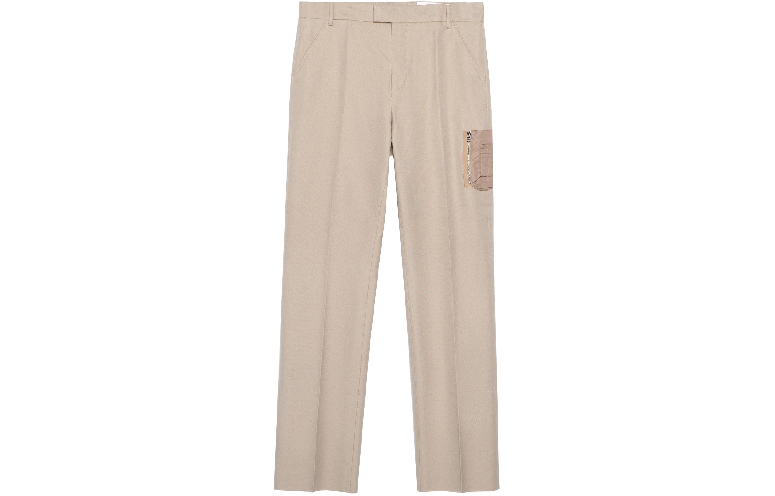 

FW23 Повседневные брюки мужские хаки Alexander McQueen