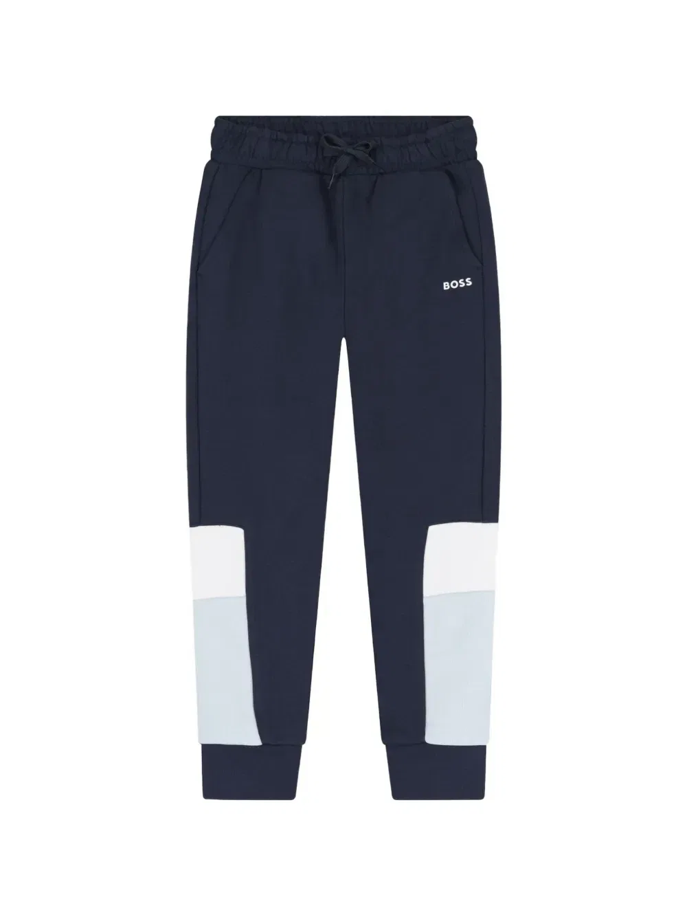Спортивные брюки в стиле колор-блок Boss Kidswear, синий