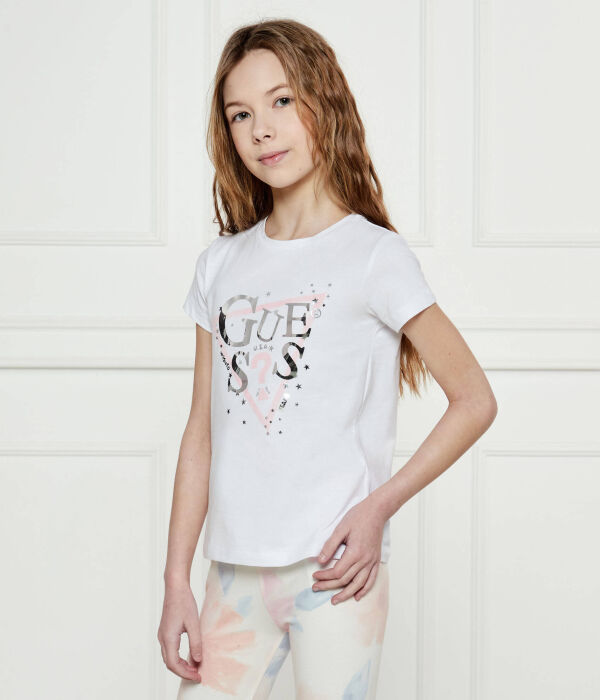 

Футболка детская Guess Regular Fit, белый