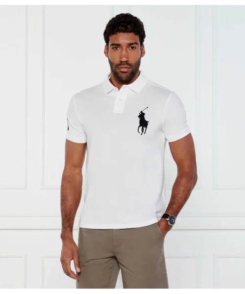 

Футболка поло Slim fit Polo Ralph Lauren, белый