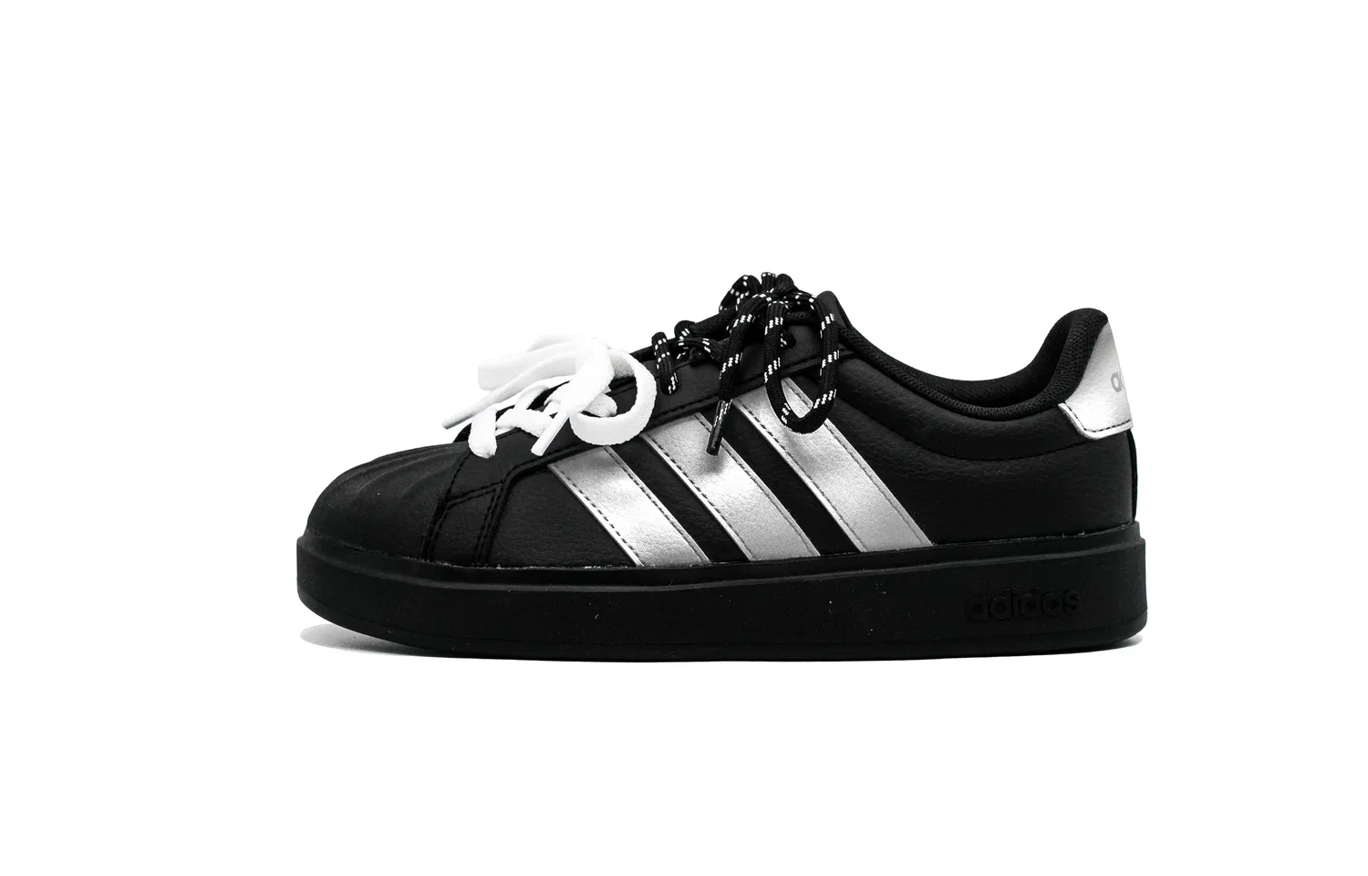 Кроссовки для скейтбординга Street Talk Star Track Low Black Silver Adidas — фото 3