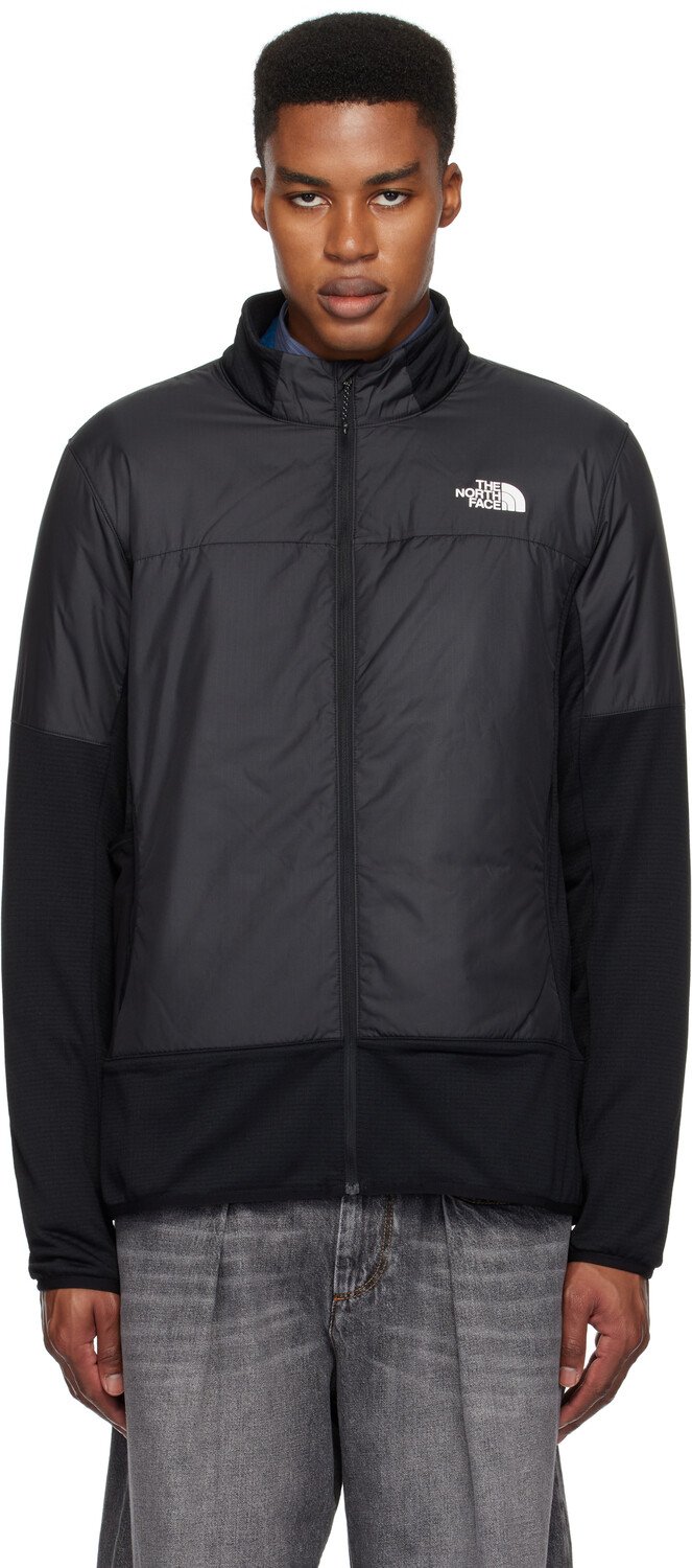 

Черная зимняя теплая профессиональная куртка The North Face