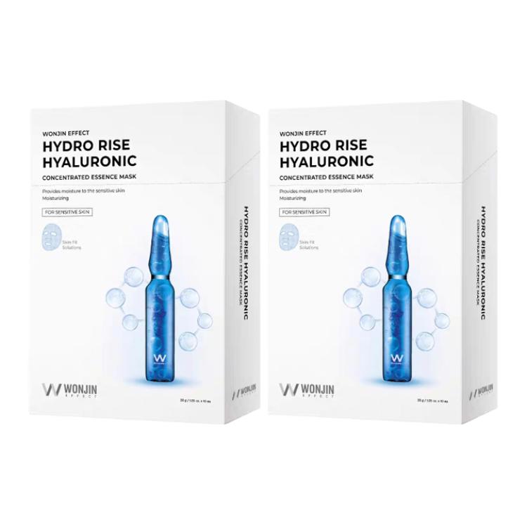 

Гидратирующая маска для лица Hydro Rise с гиалуроновой кислотой, 10 шт/упаковка Wonjin Effect