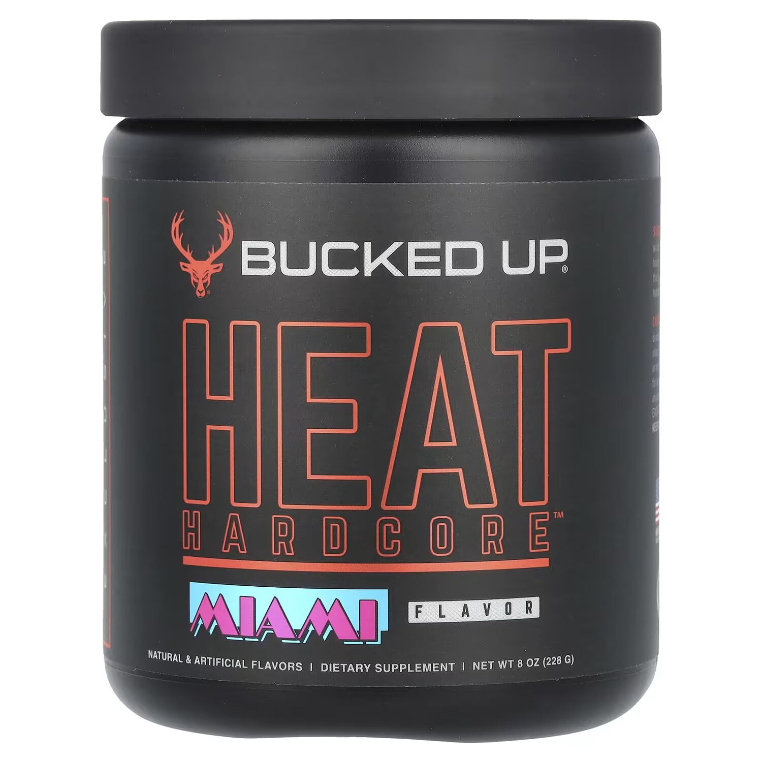 

Heat Hardcore, Майами, клубника, манго, ананас, 8 унций (228 г) Bucked Up