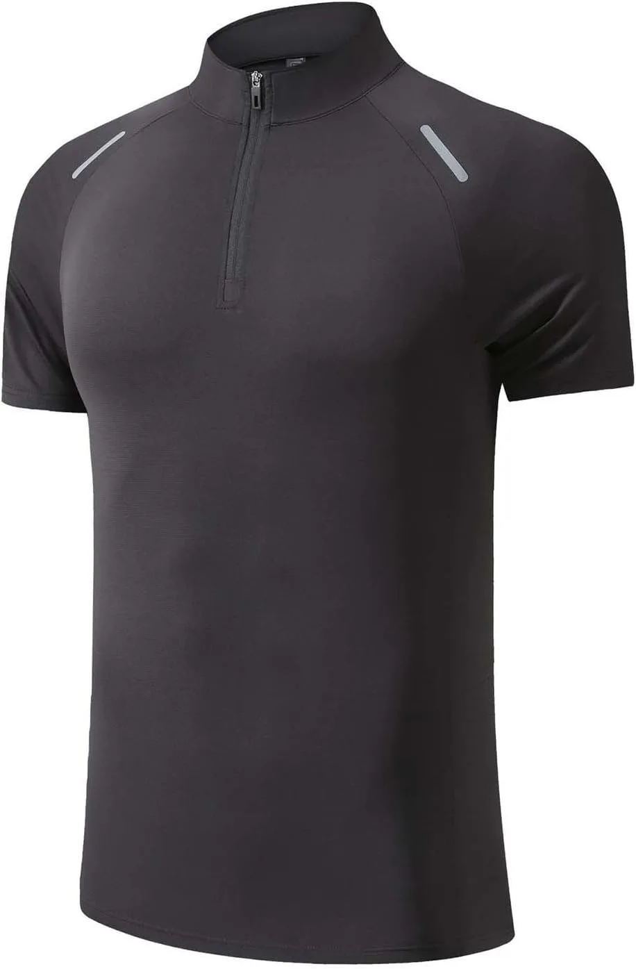 

Xiaojmake мужская футболка для бега с коротким рукавом и 1/4 молнии