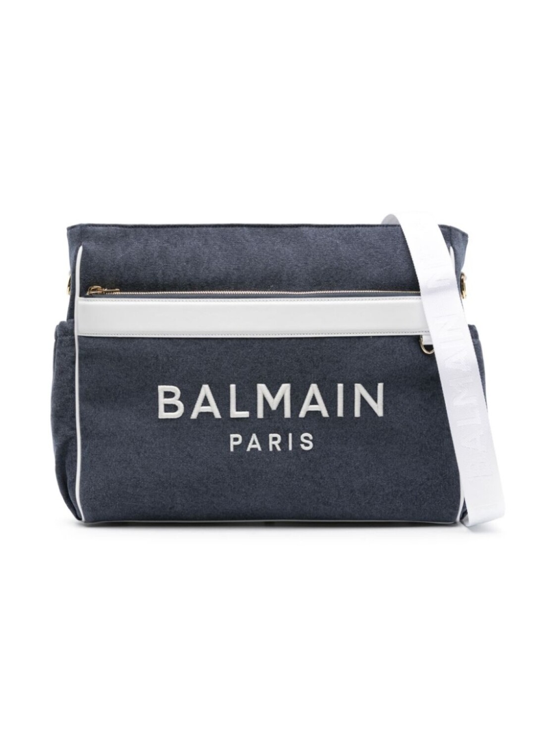 

Balmain Kids пеленальная сумка с вышитым логотипом, синий
