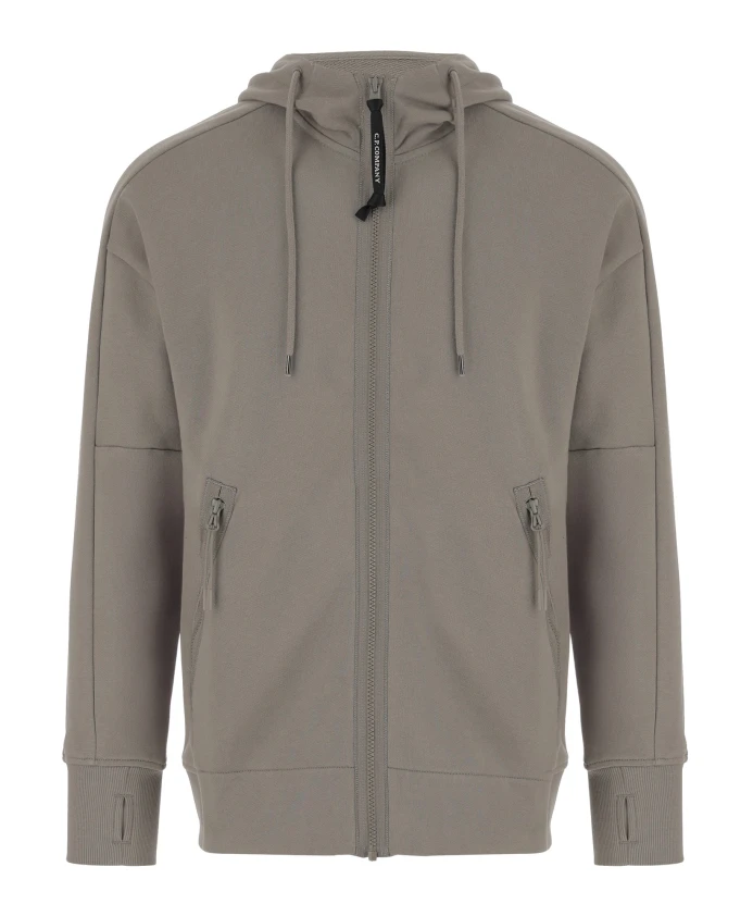 

Хлопковая толстовка с защитными очками C.P. Company, серый