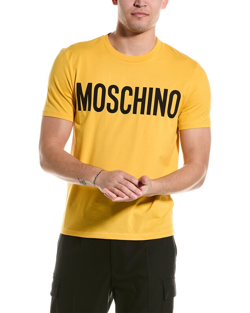 

Футболка Москино Moschino, желтый